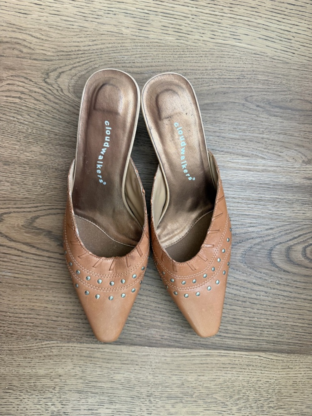 Vintage Cloudwalker Leather Mules